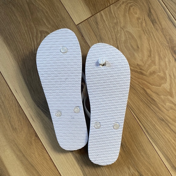 White Flip Flops - Picture 2 of 2